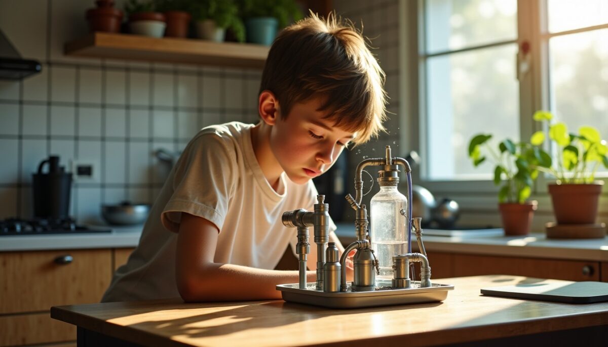 À seulement 14 ans, il invente dans la cuisine familiale un système autonome pour générer de l’eau au cœur du désert, sans électricité ni pompe